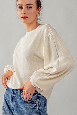 A PERFECT FALL DAY TOP OFF WHITE