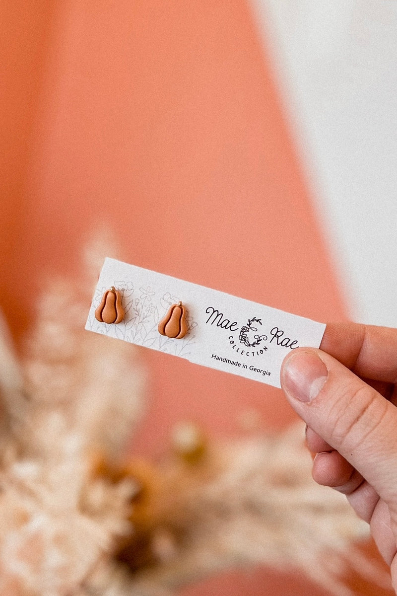 SQUASH PUMPKIN EARRINGS SQUASH