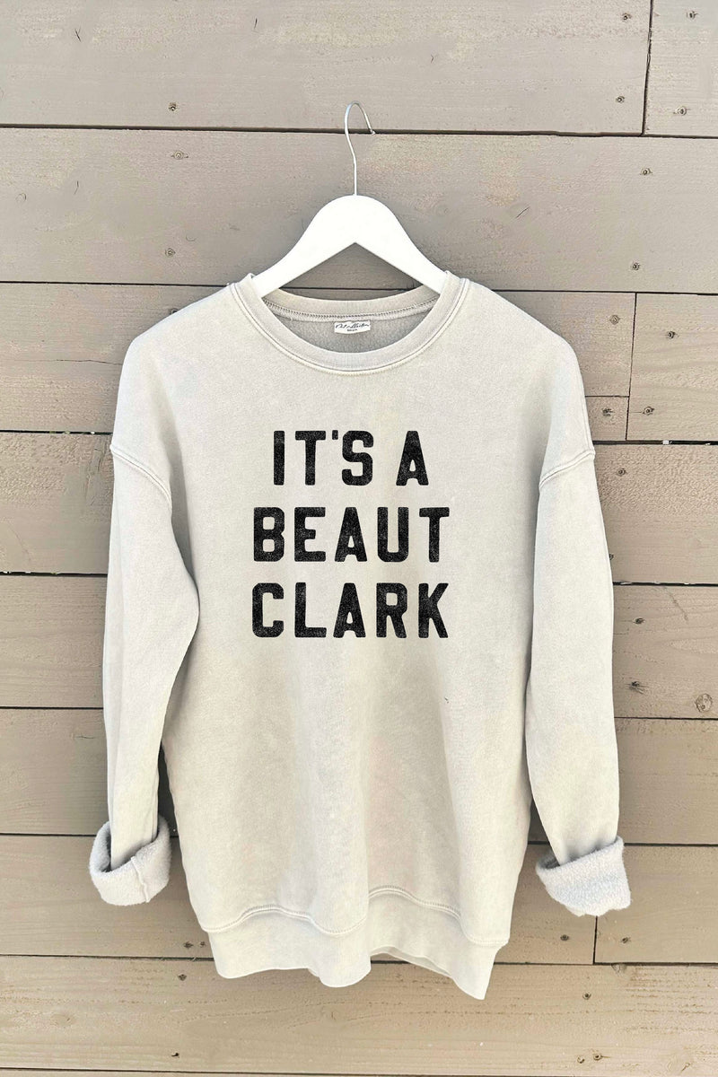 IT'S A BEAUT CLARK MINERAL GRAPHIC SWEATSHIRT