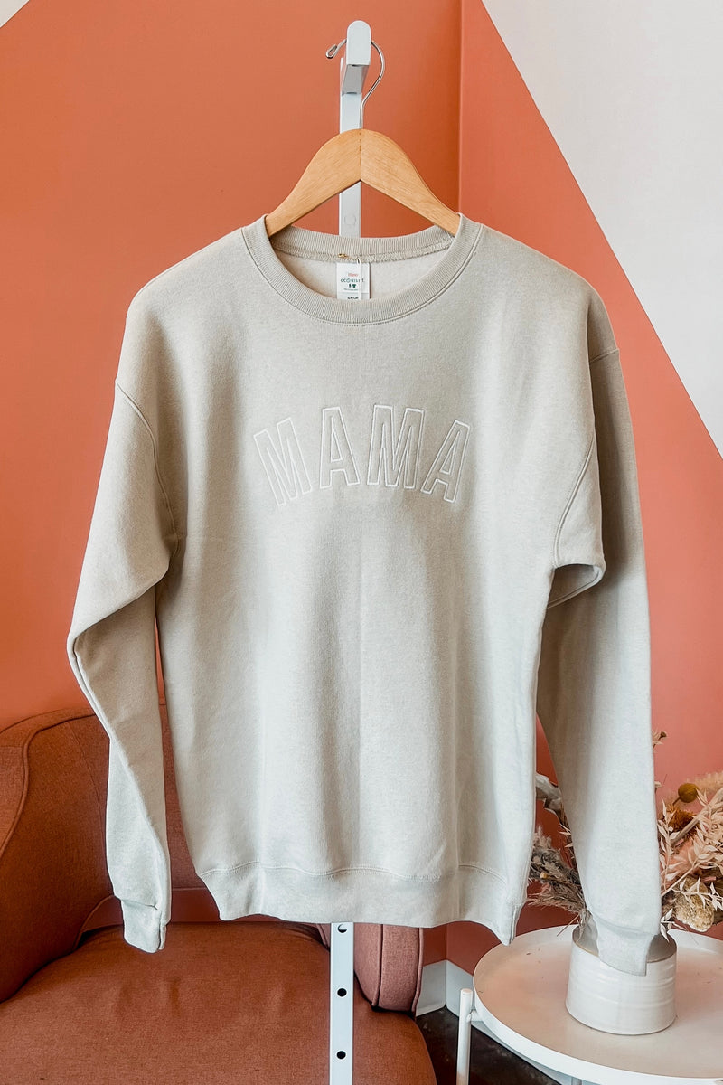 MAMA EMBROIDERED SWEATSHIRT