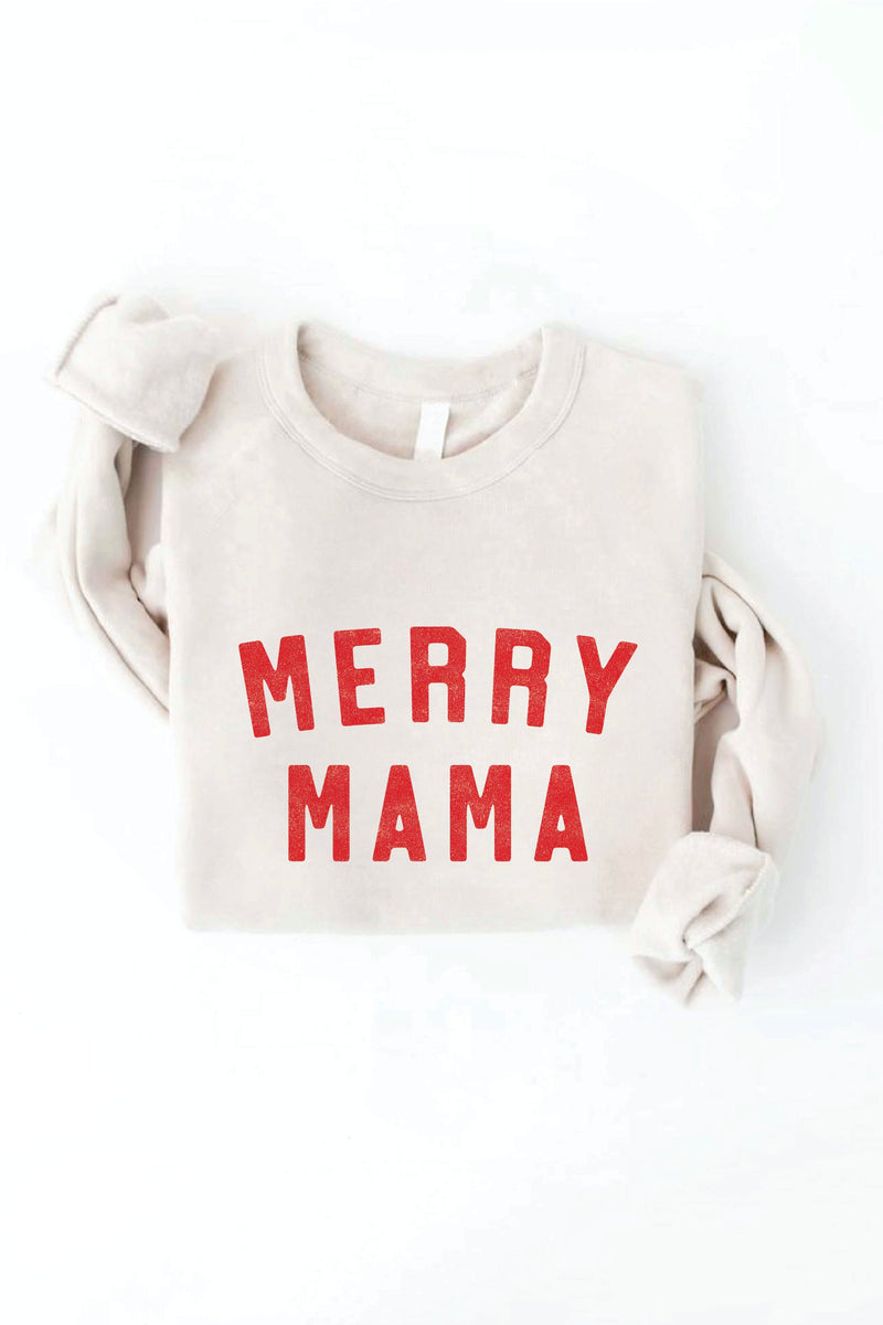 MERRY MAMA GRAPHIC SWEATSHIRT
