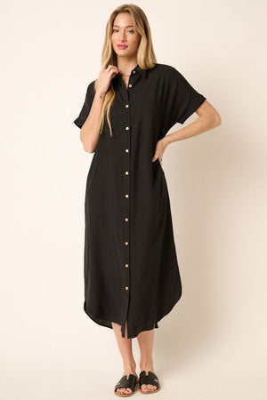 WHAT I WISH MAXI DRESS BLACK