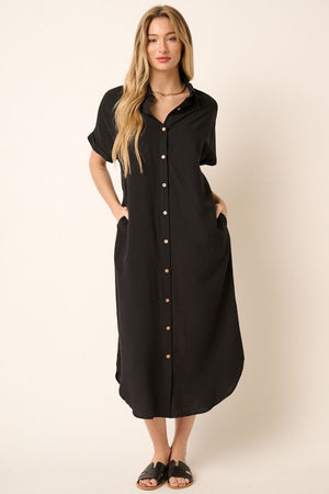 WHAT I WISH MAXI DRESS BLACK