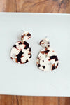 PENELOPE EARRINGS COWHIDE