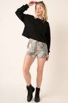 JUST WATCH SWEATER BLACK