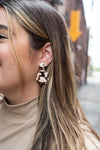 PENELOPE EARRINGS COWHIDE