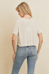 CARRY ON CROP TOP LT OATMEAL