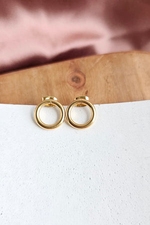LUXE GOLD ORIANA STUDS SMALL