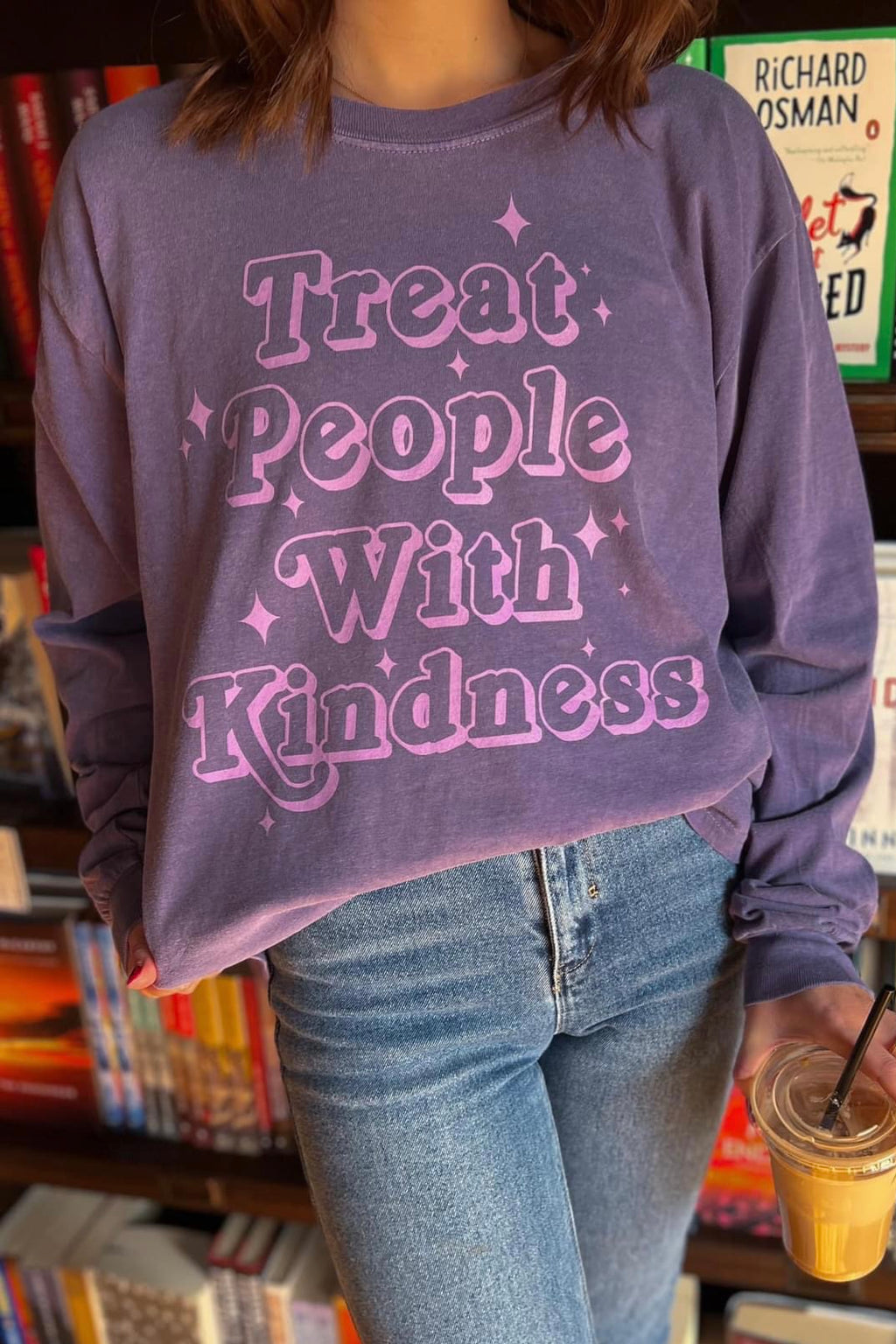 TREAT PEOPLE WITH KINDNESS GRAPHIC LONG SLEEVE