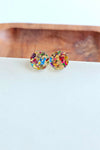 SOPHIE STUDS GOLD SPARKLE