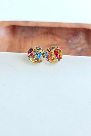 SOPHIE STUDS GOLD SPARKLE