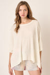 WALK WITH ME SWEATER DUSTY IVORY