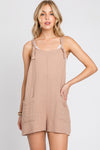 WHERE THE SUN GOES ROMPER TAUPE