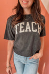 TEACH MINERAL WASHED GRAPHIC TEE