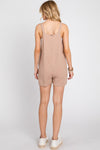 WHERE THE SUN GOES ROMPER TAUPE