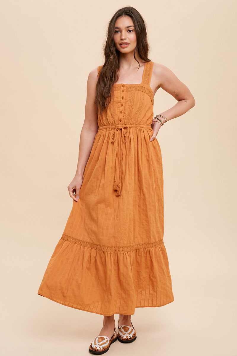 SHE ONLY KNOWS MIDI DRESS