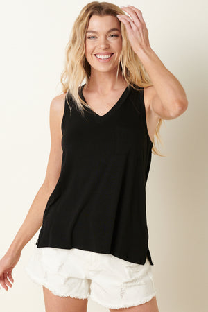 SOFT GLIMPSES BAMBOO TANK BLACK