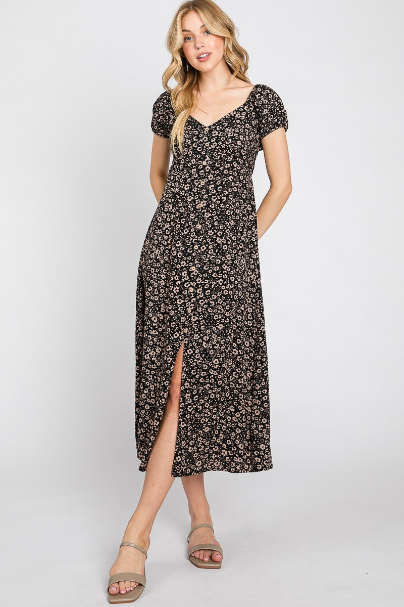 LOOK AROUND MIDI DRESS