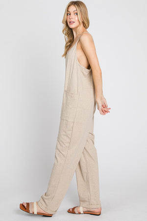 LEAVING EARLY JUMPSUIT OATMEAL