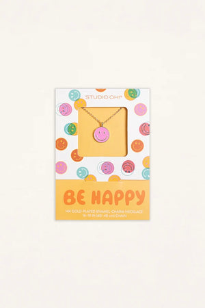 BE HAPPY GOOD DAY NECKLACE