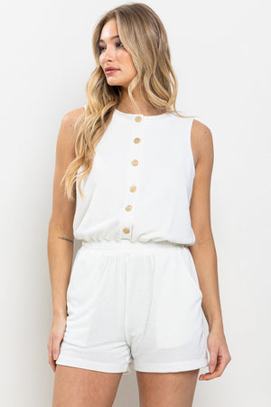 MY HYPER HEART ROMPER OFF WHITE