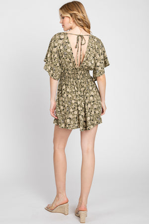 A WILD OLIVE ROMPER