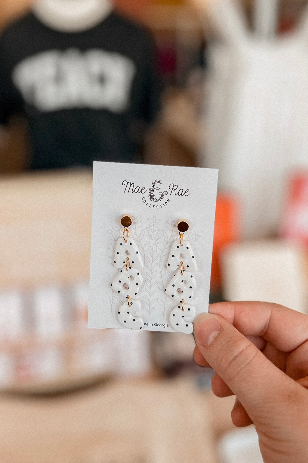 POLKA DOT ABC DANGLES