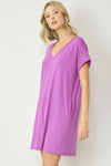 WEEKDAY GETAWAY DRESS PURPLE