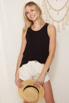 FIND ME BAMBOO TANK BLACK