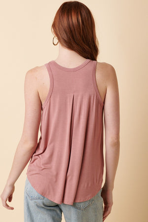 FIND ME BAMBOO TANK VINTAGE ROSE