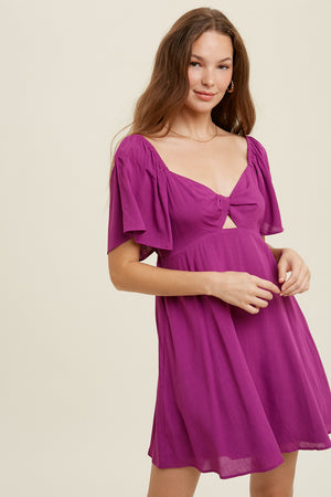 MEANT TO BE DRESS MAGENTA