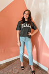 TEACH MINERAL WASHED GRAPHIC TEE