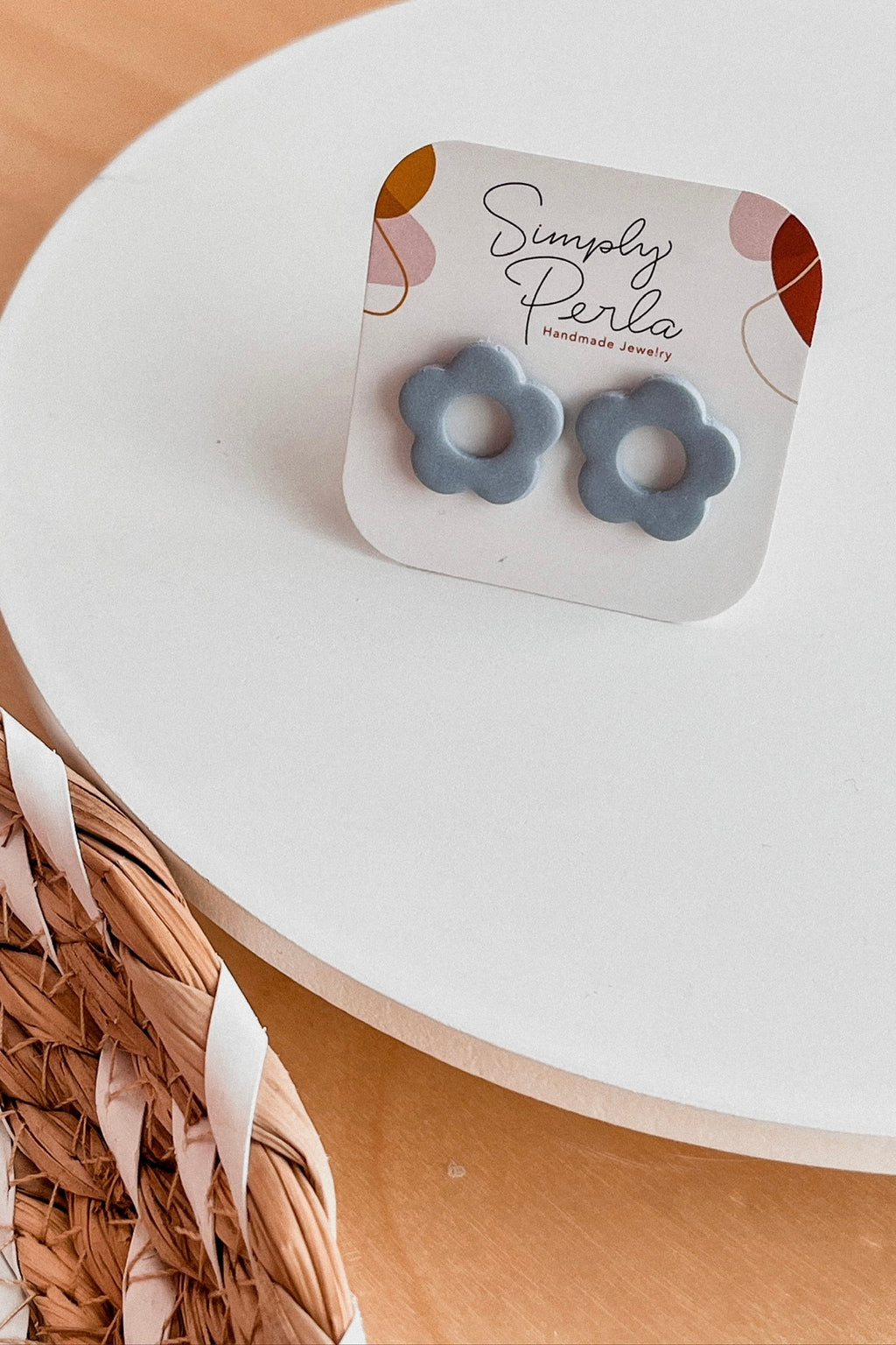 DAISY STUDS BLUE