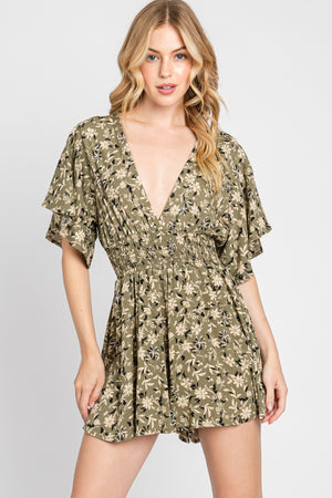 A WILD OLIVE ROMPER