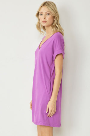 WEEKDAY GETAWAY DRESS PURPLE