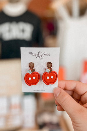 BIG APPLE EARRINGS