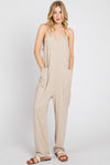 LEAVING EARLY JUMPSUIT OATMEAL