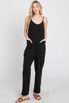 LEAVING EARLY JUMPSUIT BLACK