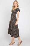 LOOK AROUND MIDI DRESS