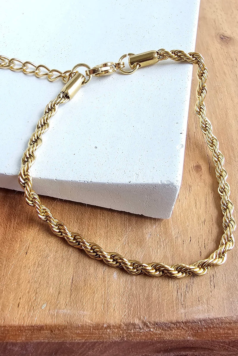 LUXE GOLD ROPE BRACELET