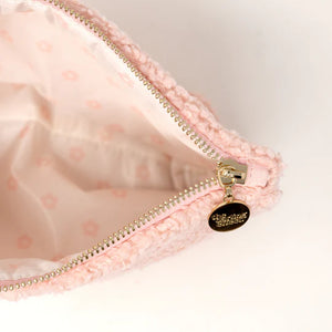BLUSH TEDDY POUCH STUFF