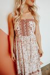 WILDFLOWER BOHO MAXI DRESS SUNSET