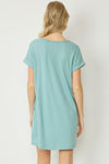 WEEKDAY GETAWAY DRESS SAGE