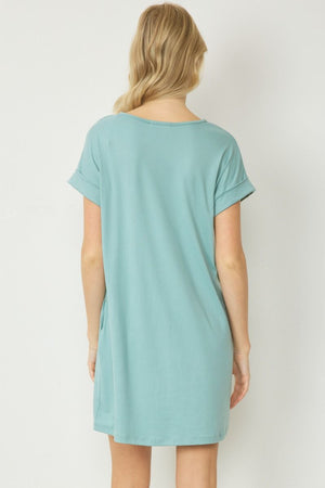 WEEKDAY GETAWAY DRESS SAGE