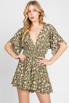 A WILD OLIVE ROMPER