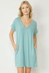 WEEKDAY GETAWAY DRESS SAGE