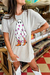 BOO IN BOOTS GRAPHIC TEE