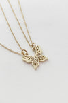BFF BUTTERFLY NECKLACE DUO