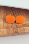 PUMPKIN STUDS HALLOWEEN EARRINGS
