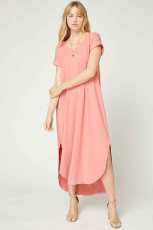 WEEKEND GETAWAY MAXI DRESS DUSTY ROSE